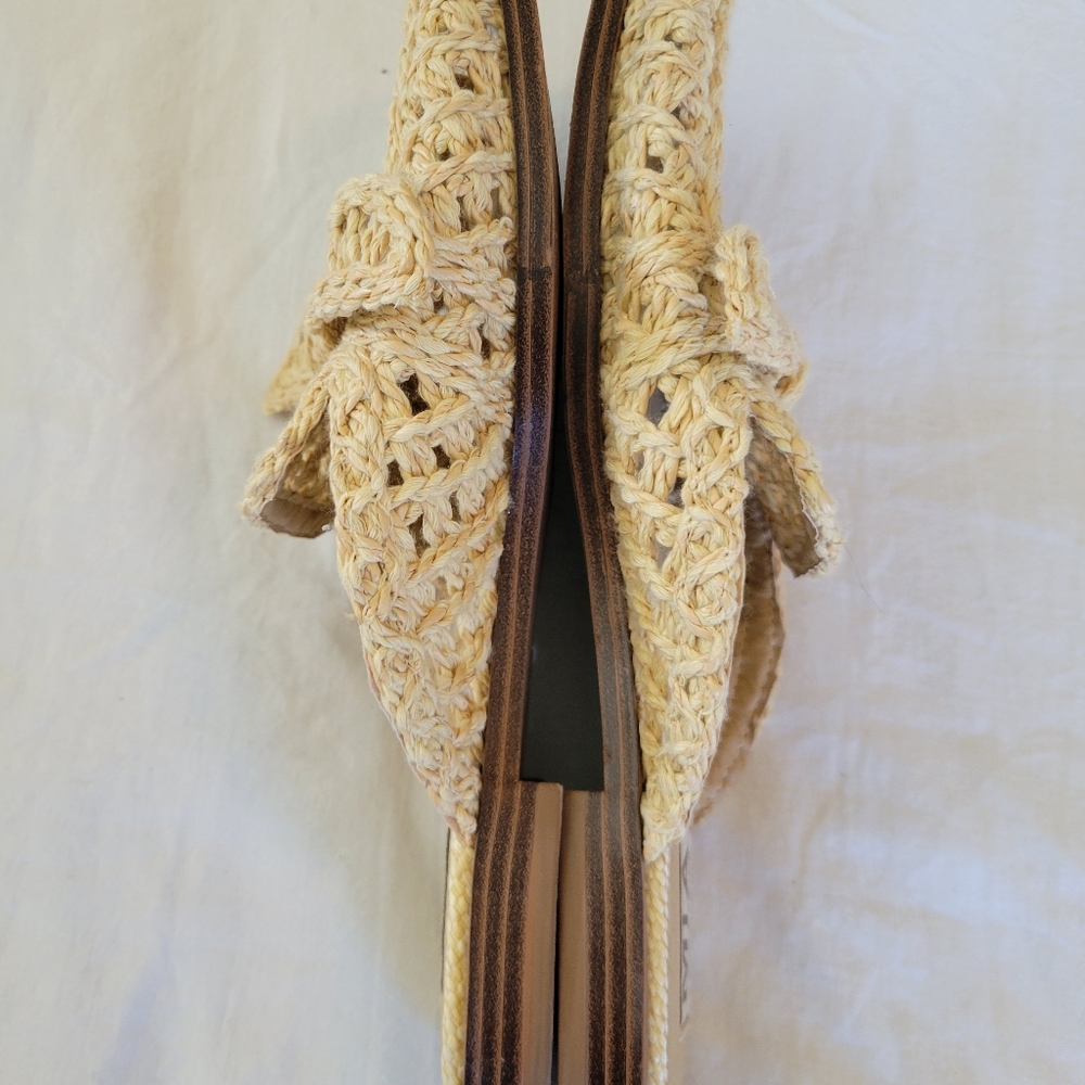 NEW MIA women's layce mule in natural Size 9 - Picture 5 of 8